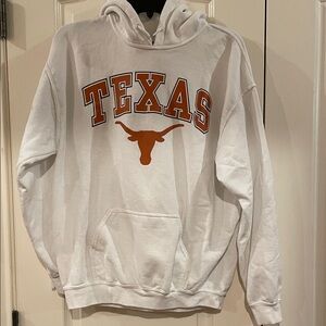 Fanatics White and Orange Texas Hoodie